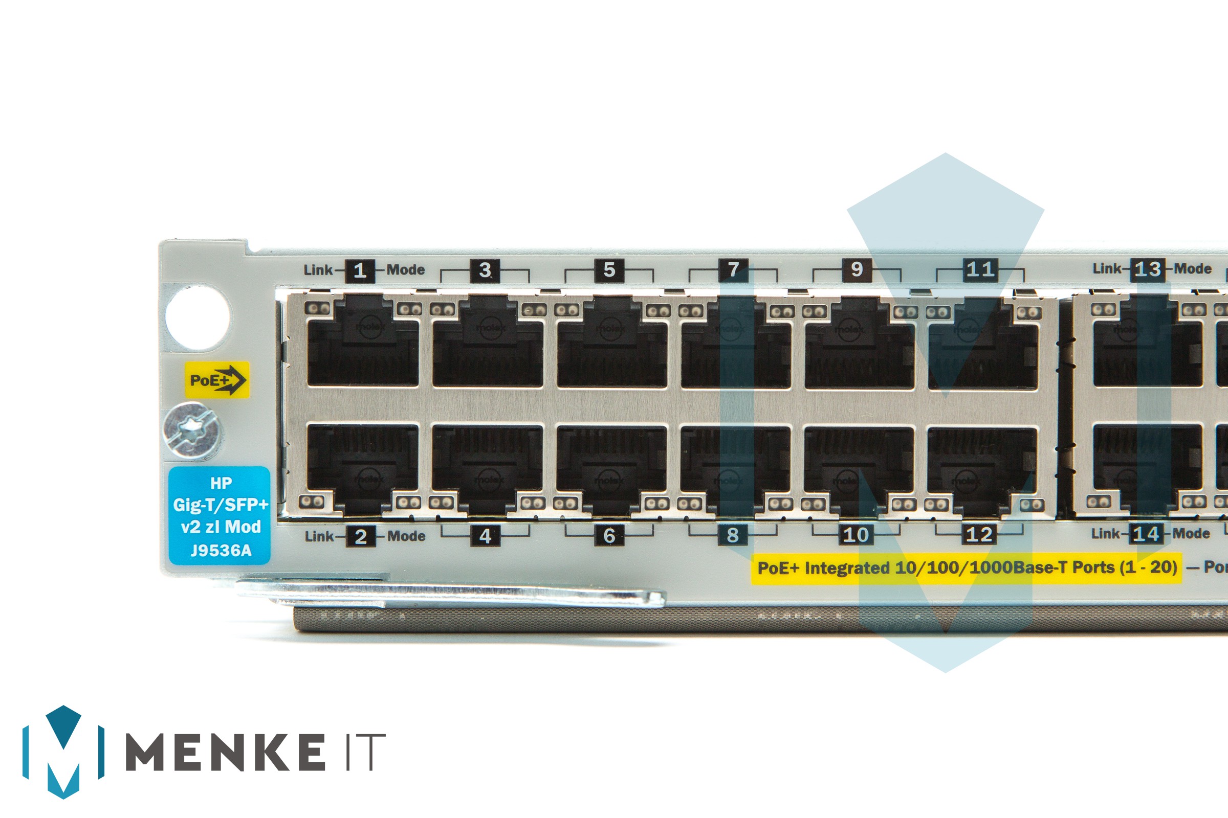 HPE 20-port Gig-T PoE+/2-port 10GbE SFP+ v2 zl Module J9536A