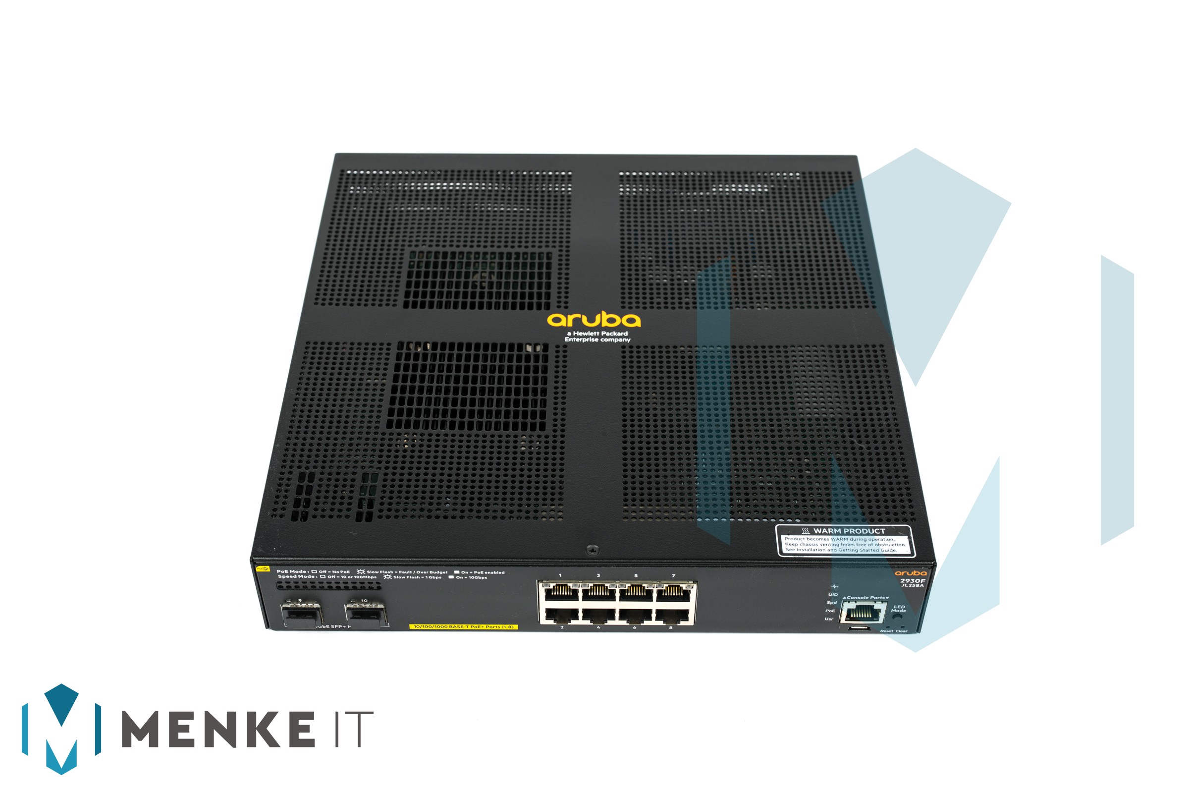 HPE Aruba 2930F 8G PoE+ 2SFP+ Switch JL258A