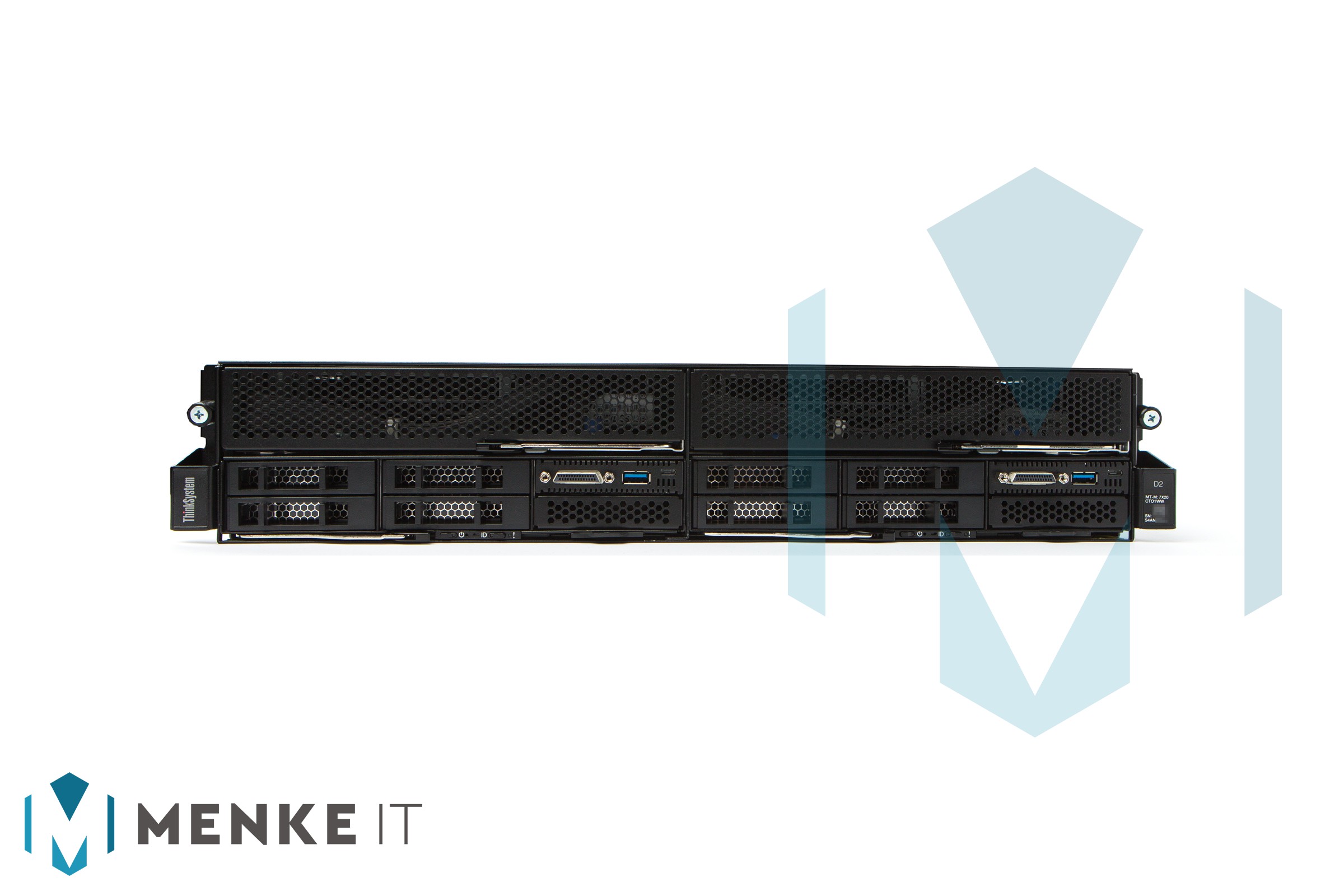 Lenovo ThinkSystem D2 2HE Server Chassis 2x SD530 GPU Nodes 4x Gold 6138 384GB