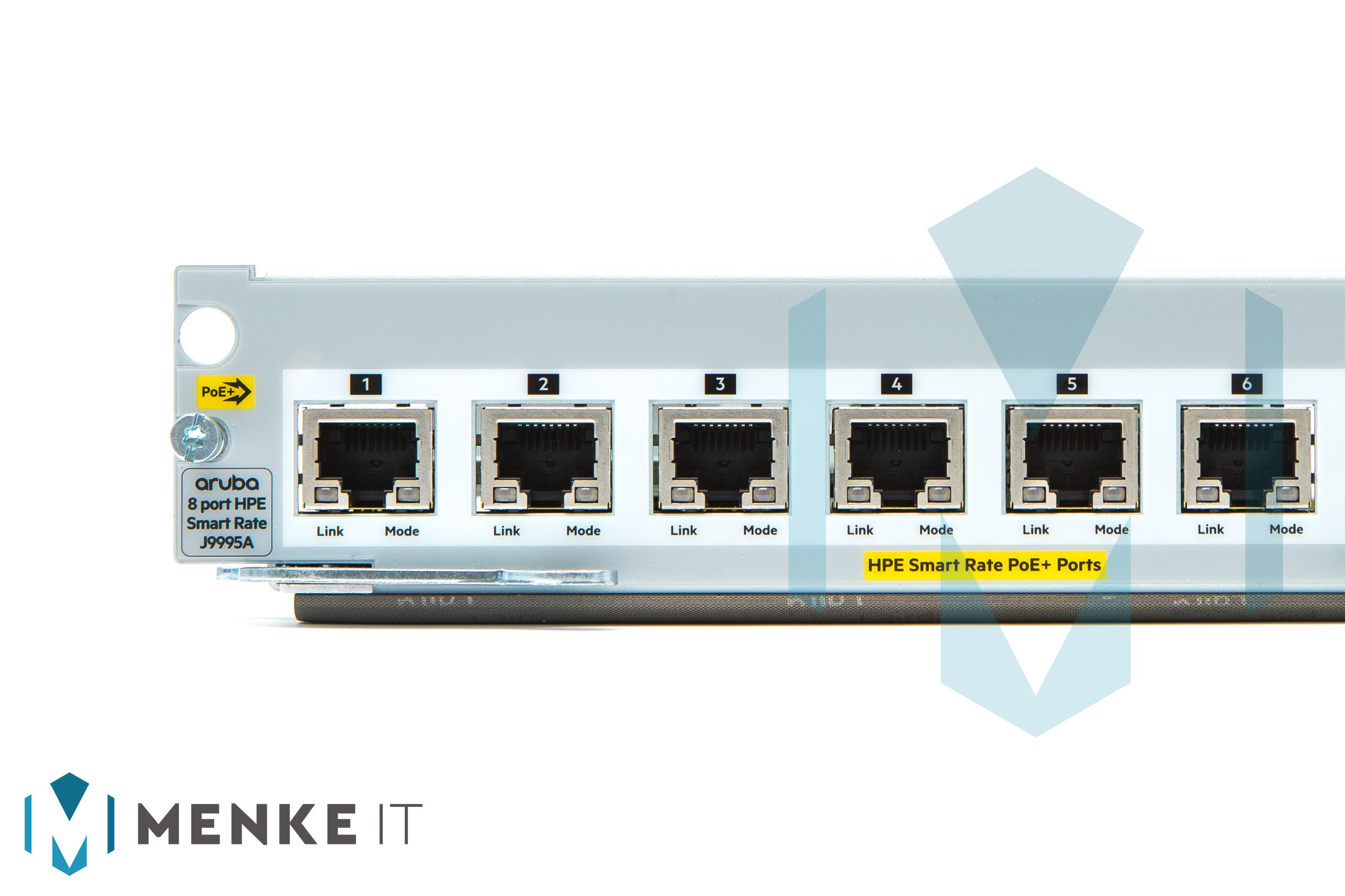 HPE Aruba 8-port 1/2.5/5/10GBASE-T PoE+ MACsec v3 zl2 Module J9995A