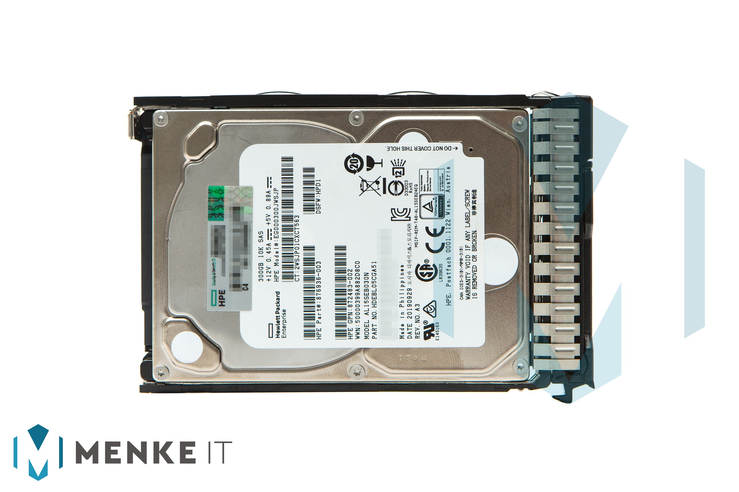 HPE 300GB 10K 12G SAS DS HDD 876936-003 872483-002 872735-001