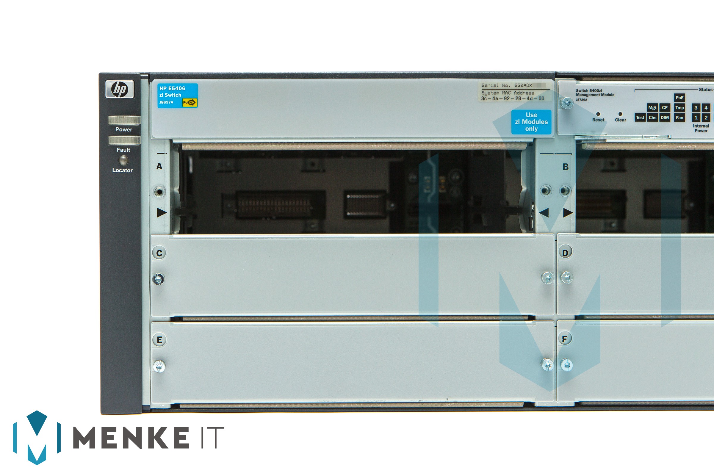 HP Switch Chassis 5406zl v2 J9642A
