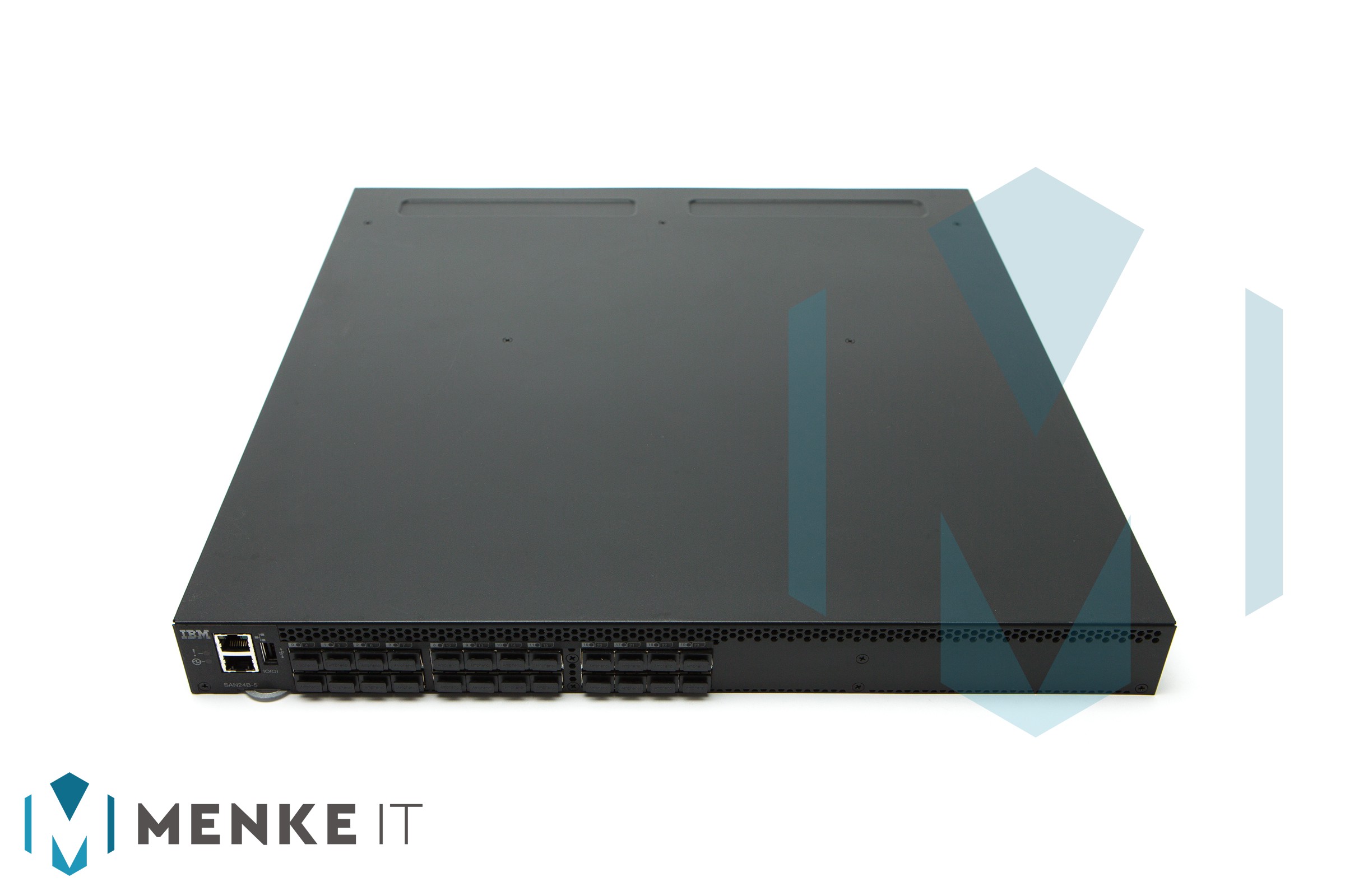 IBM SAN24B-5 (2498-F24/24G/X24) 24p Switch - 24 active ports - 2x PSU